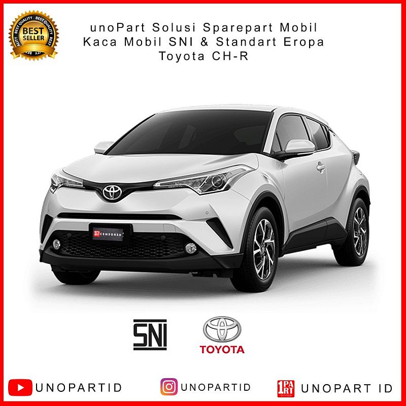 Kaca Depan 3 Lapis Laminated Toyota CHR CH-R SNI by unoPartID - foto 3