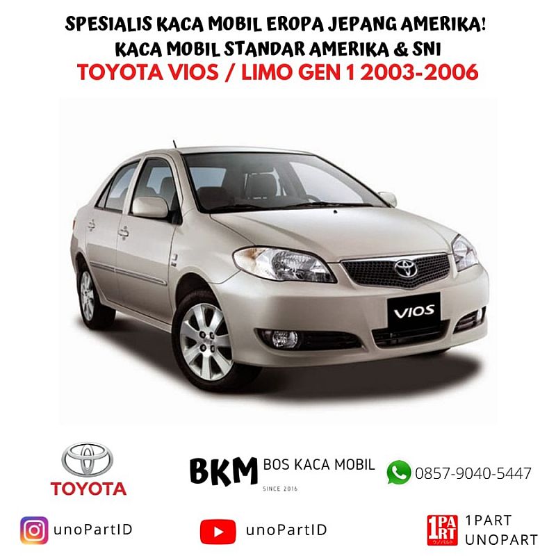Kaca Depan 3 Lapis Laminated Toyota Vios Limo 2003-2006 Terima Pasang - foto 3