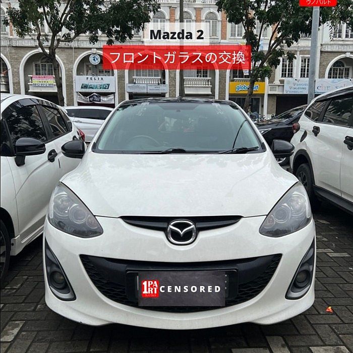 Kaca Depan 3 Lapis Mazda 2 2008-2013 SNI DOT459 Menerima Pemasangan - foto 3