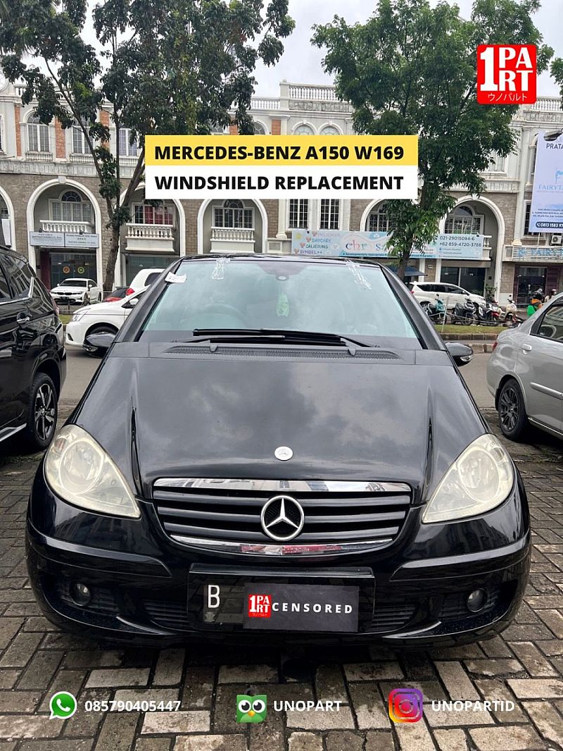 Kaca Depan 3 Lapis Mercy Mercedes Benz A150 A170 A200 05-12 W169 RS - foto 5