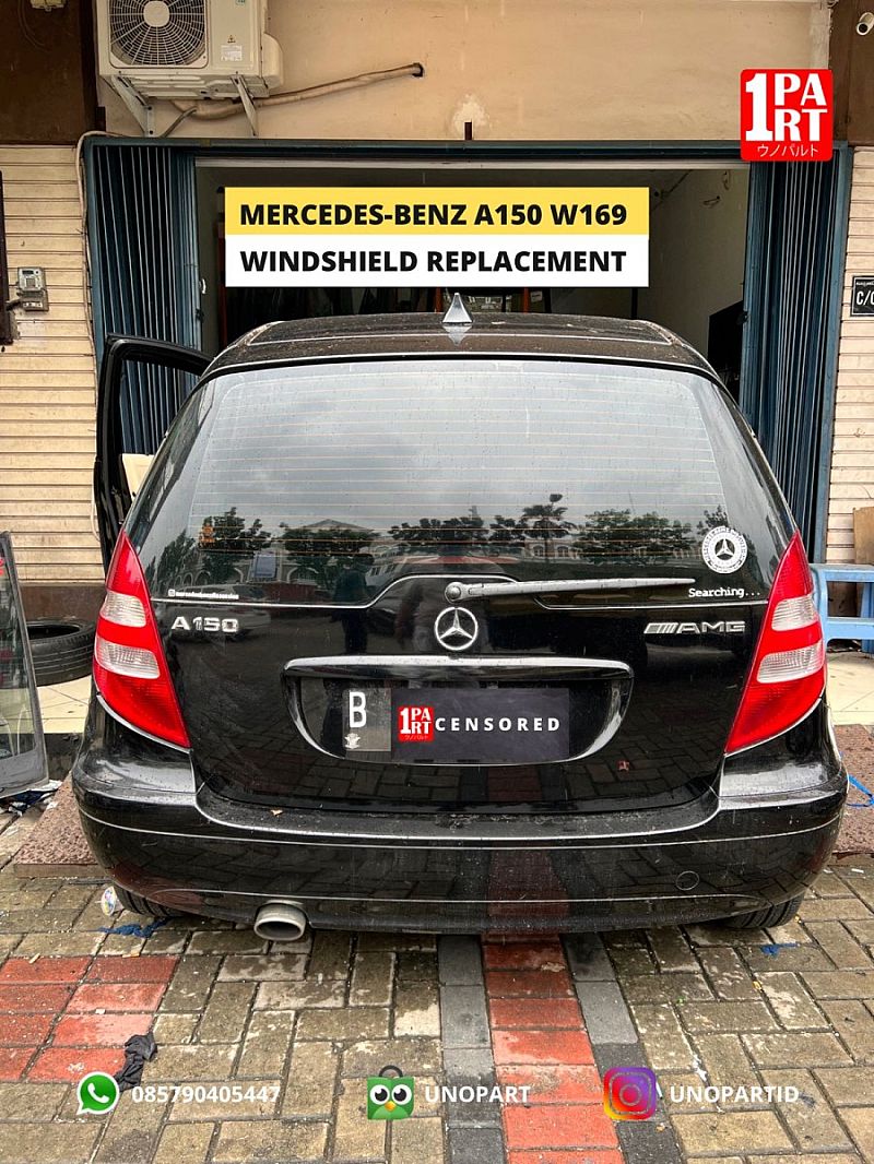 Kaca Depan 3 Lapis Mercy Mercedes Benz A150 A170 A200 05-12 W169 RS - foto 3