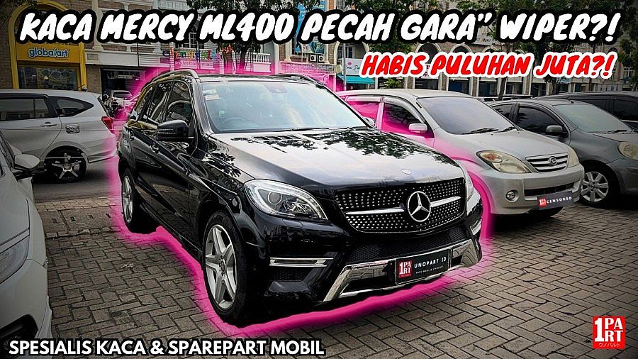 Kaca Depan 3 Lapis Mercy Mercedes Benz ML ML400 W166 by unoPart - foto 3