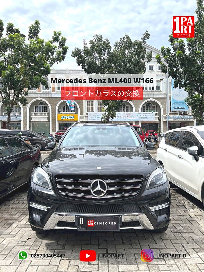 Kaca Depan 3 Lapis Mercy Mercedes Benz ML ML400 W166 by unoPart - foto 5