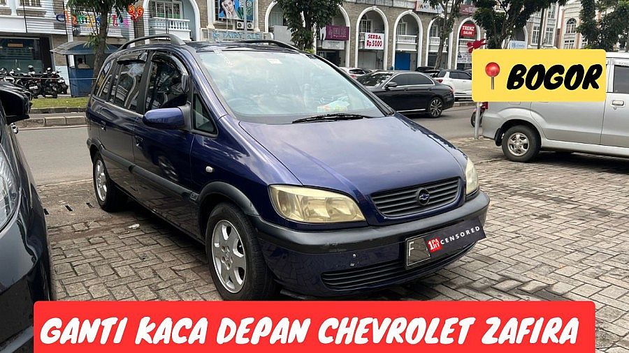 Kaca Depan 3 Lapis Mobil Chevrolet Zafira 1999-2005 Terima Pemasangan - foto 3