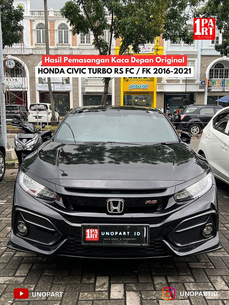 Kaca Depan 3 Lapis Mobil Honda All New Civic Turbo 2016- Rain Sensor - foto 4