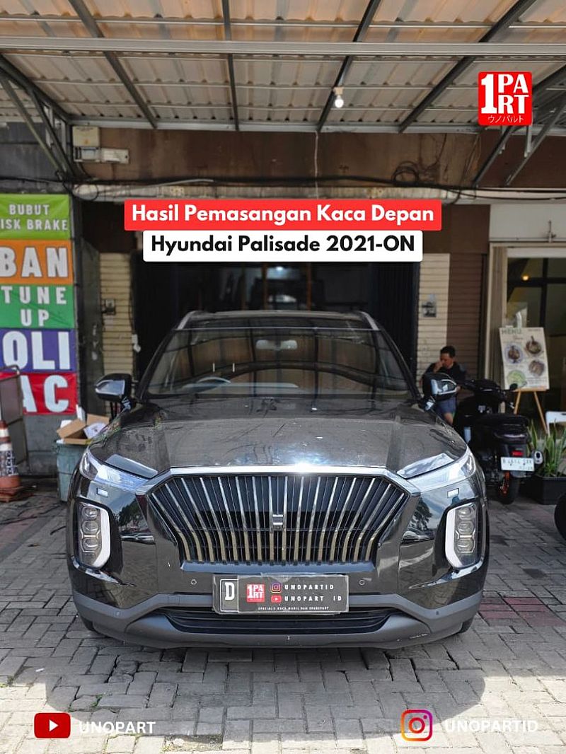 Kaca Depan 3 Lapis Mobil Hyundai Palisade SNI DOT Amerika E4 Eropa Terima Pemasangan by unoPart ID - foto 3