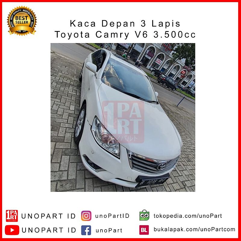 Kaca Depan 3 Lapis Mobil Toyota Camry V6 3.500cc 2007-2012 SNI - foto 2