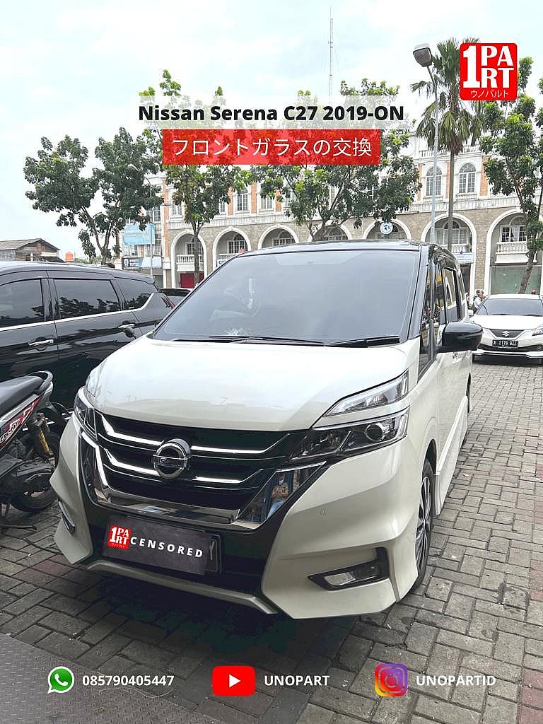 Kaca Depan 3 Lapis Nissan Serena C27 2019-ON Terima Pemasangan - foto 2