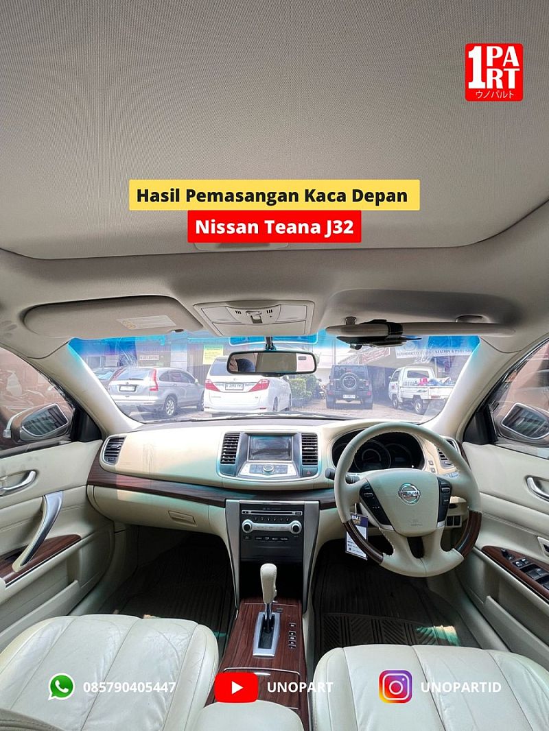 Kaca Depan 3 Lapis Nissan Teana J32 2008-2012 SNI & DOT459 - foto 2