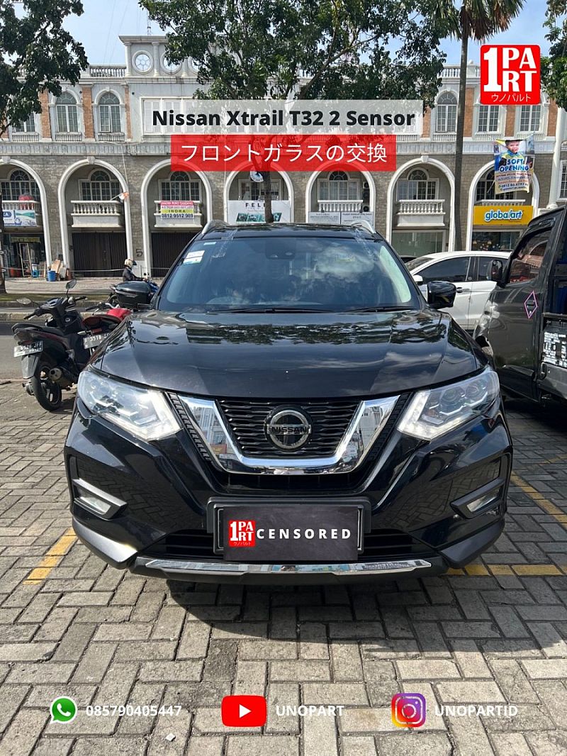 Kaca Depan 3 Lapis Nissan X-Trail 2013- T32 2 Sensor SNI DOT E4 - foto 4