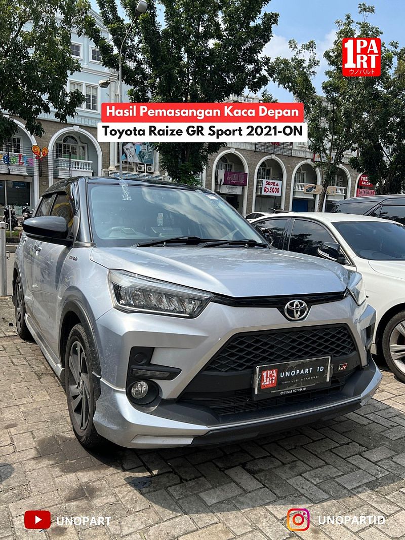 Kaca Depan 3 Lapis Original Toyota Raize Daihatsu Rocky Terima Pemasangan by unoPart ID Toko Kaca Mobil Sopan Sabar Murah - foto 6
