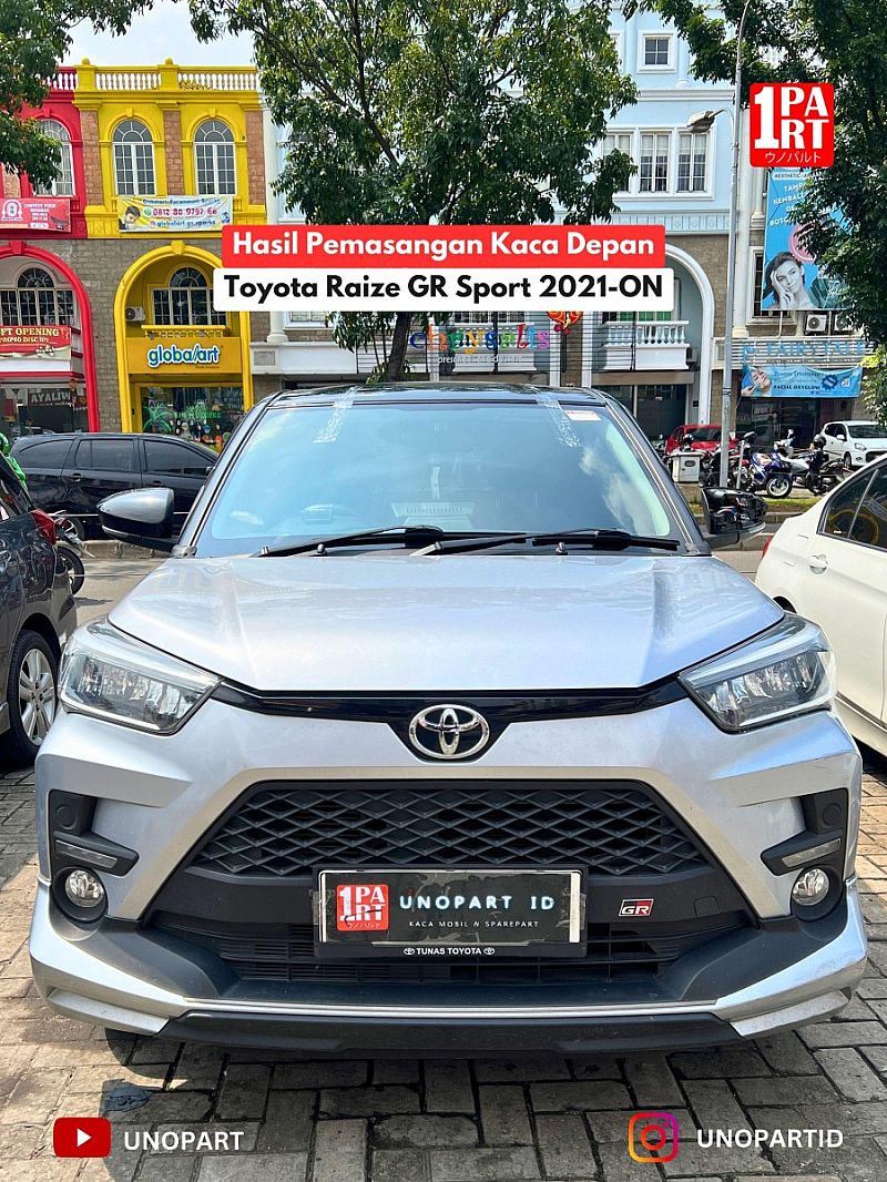 Kaca Depan 3 Lapis Original Toyota Raize Daihatsu Rocky Terima Pemasangan by unoPart ID Toko Kaca Mobil Sopan Sabar Murah - foto 7