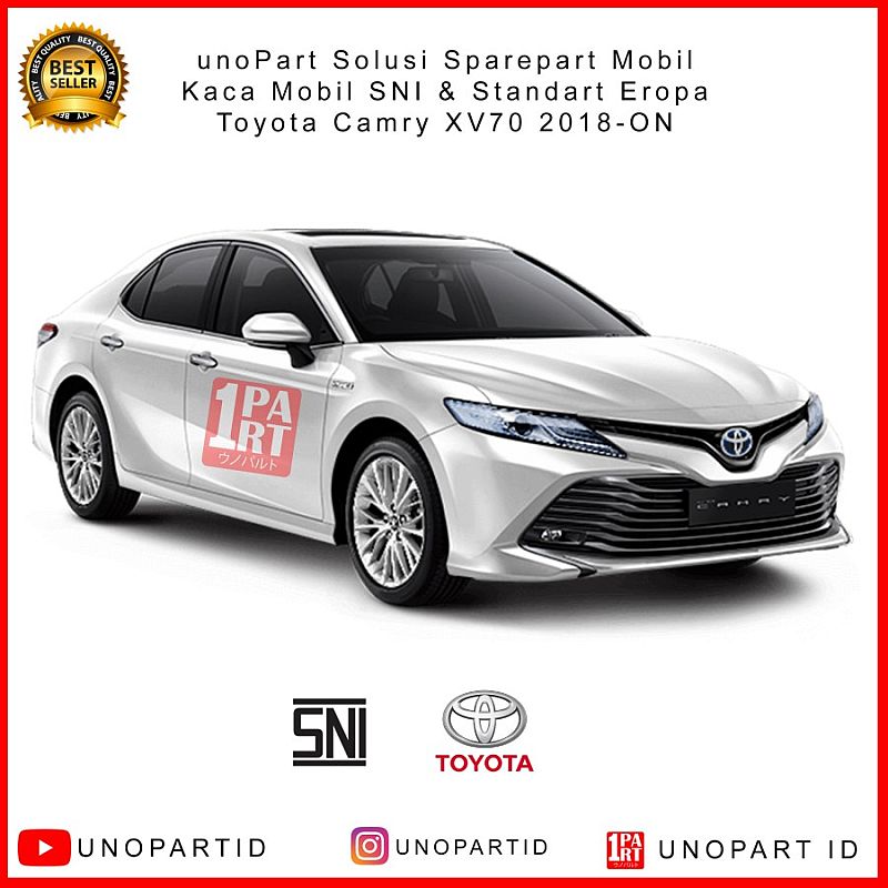 Kaca Depan 3 Lapis Rain Sensor Toyota Camry Hybrid XV70 2018-ON - foto 3