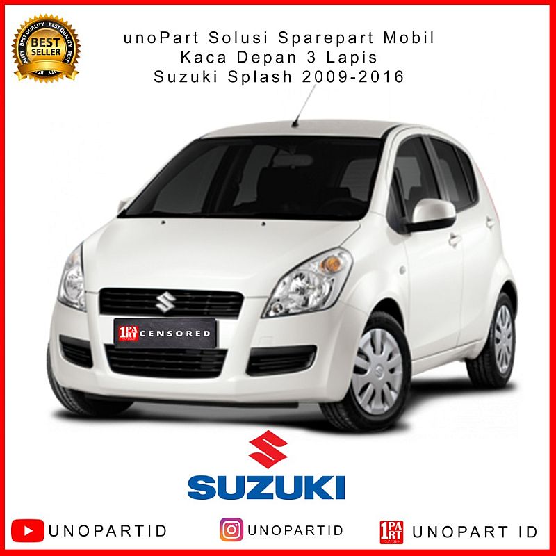 Kaca Depan 3 Lapis Suzuki Splash 2009-2016 SNI Terima Pemasangan - foto 3