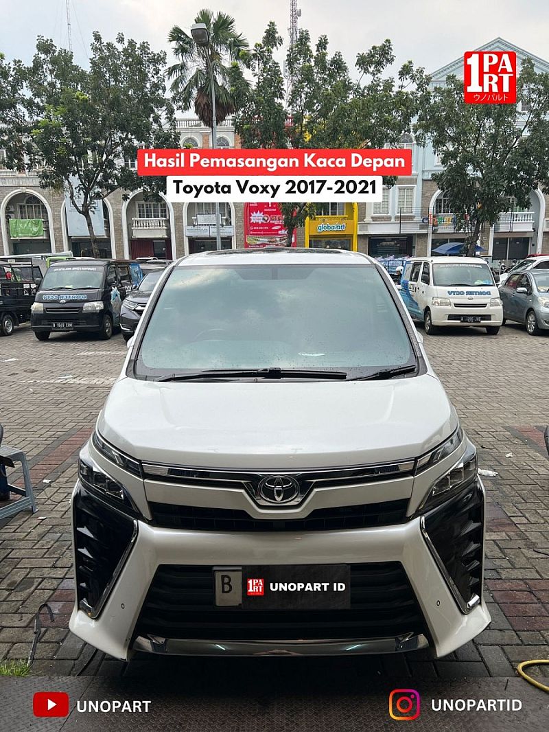 Kaca Depan 3 Lapis Toyota Voxy 2017- R80 SNI & DOT459 USA & E4 Europe + Pemasangan - foto 4