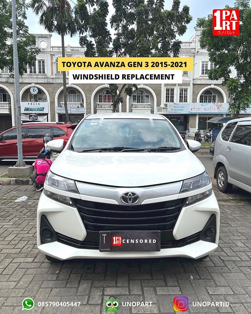 Kaca Depan Asahimas AGC Daihatsu Xenia & Toyota Avanza Gen 3 2016-2022 - foto 5
