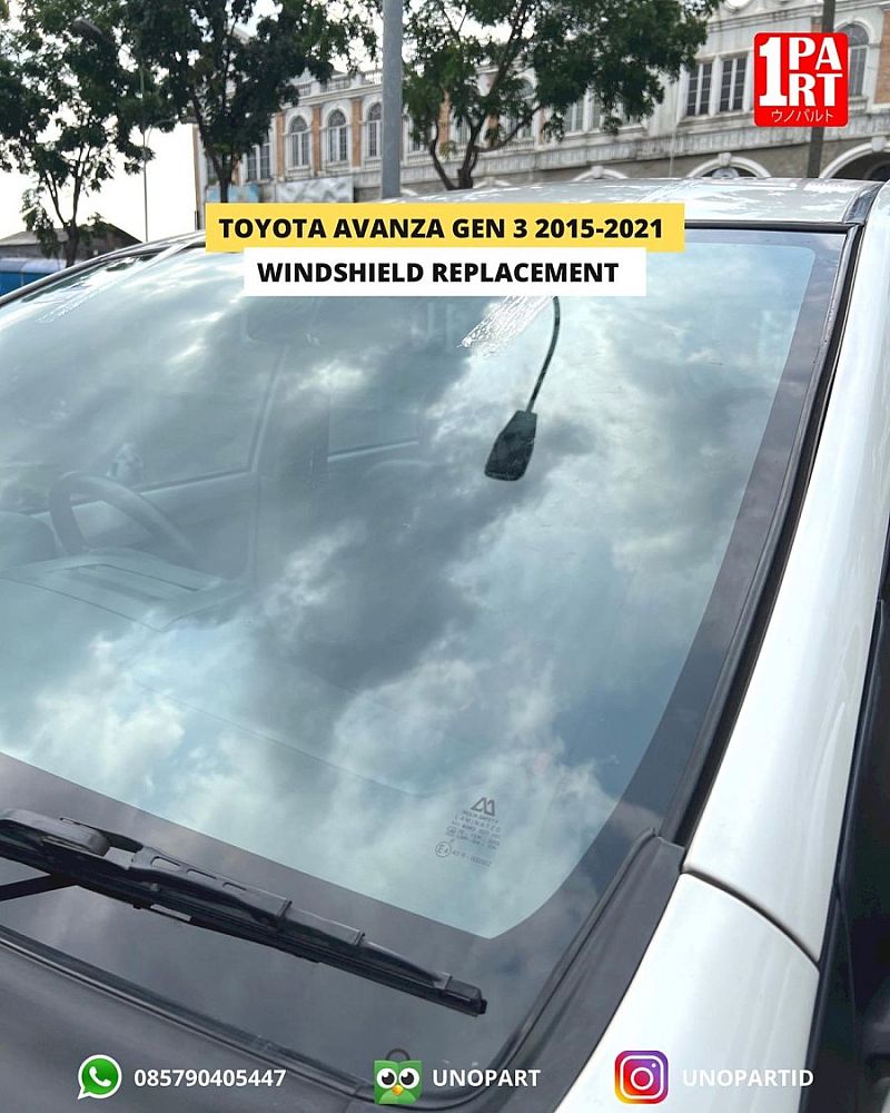 Kaca Depan Asahimas AGC Daihatsu Xenia & Toyota Avanza Gen 3 2016-2022 - foto 4