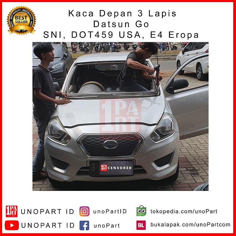 Kaca Depan Asahimas AGC Datsun Go / Go Plus by unoPart - foto 2