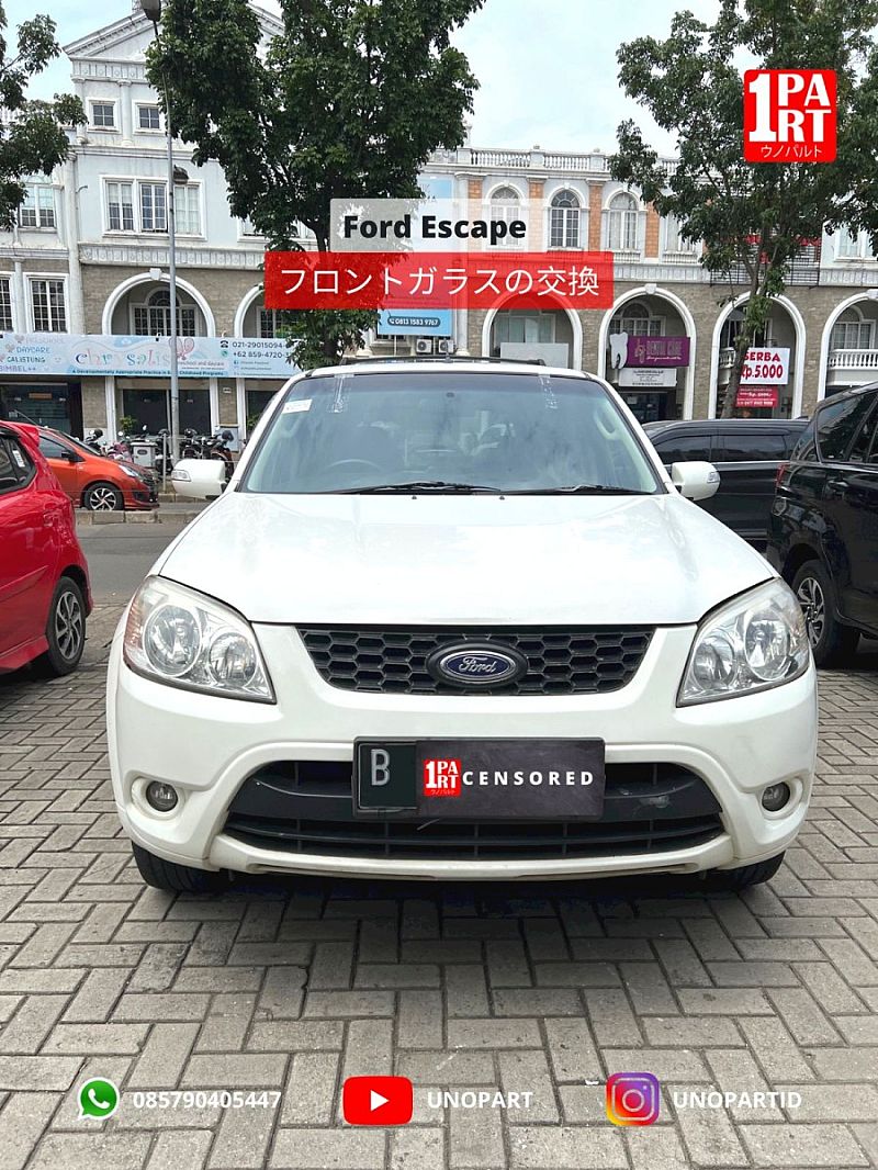 Kaca Depan Asahimas AGC Ford Escape by unoPart Terima Pemasangan - foto 2
