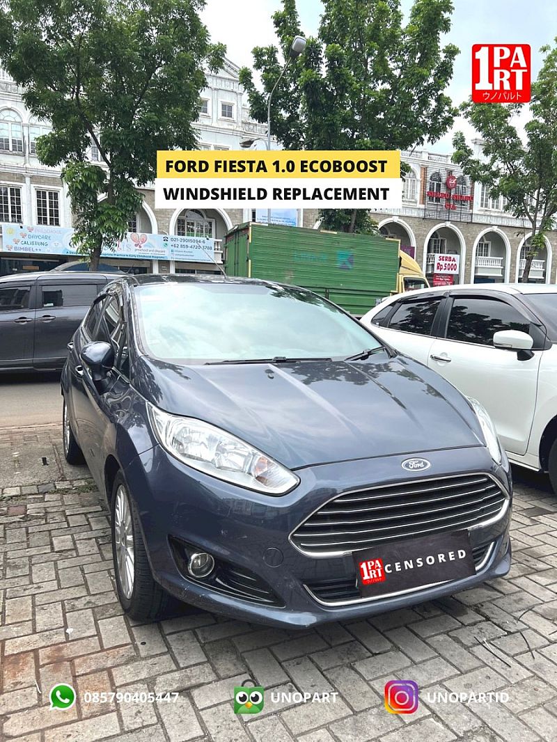 Kaca Depan Asahimas AGC Ford Fiesta by unoPart - foto 4
