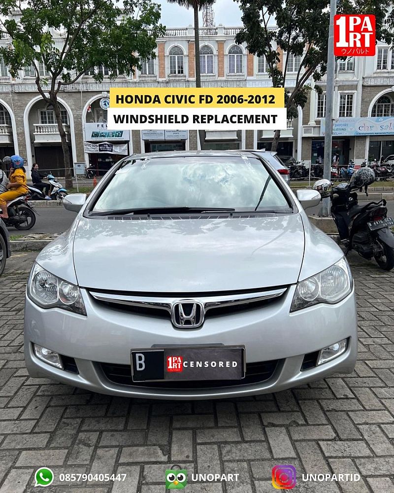 Kaca Depan Asahimas AGC Honda Civic 2005-2011 by unoPart - foto 3
