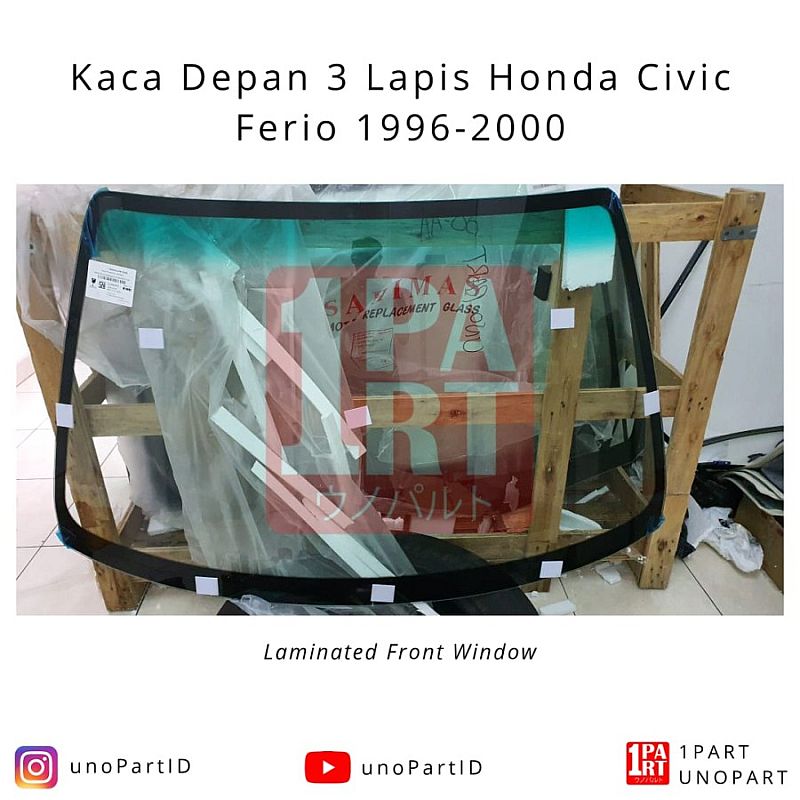 Kaca Depan Asahimas AGC Honda Civic Ferio 1996-2000 by unoPart - foto 4