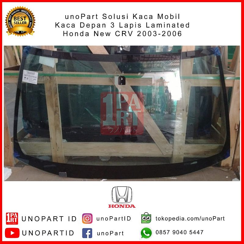 Kaca Depan Asahimas AGC Honda CRV Gen 2 2003-2006 Oval by unoPart - foto 4
