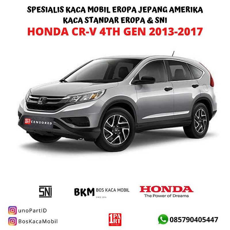 Kaca Depan Asahimas AGC Honda CRV Gen 4 2013-2017 by unoPart ID - foto 2