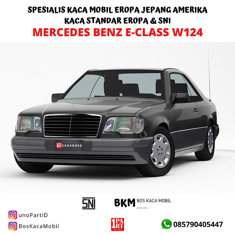 Kaca Depan Asahimas AGC Mercedes Benz W124 E Class 300E by unoPart - foto 2
