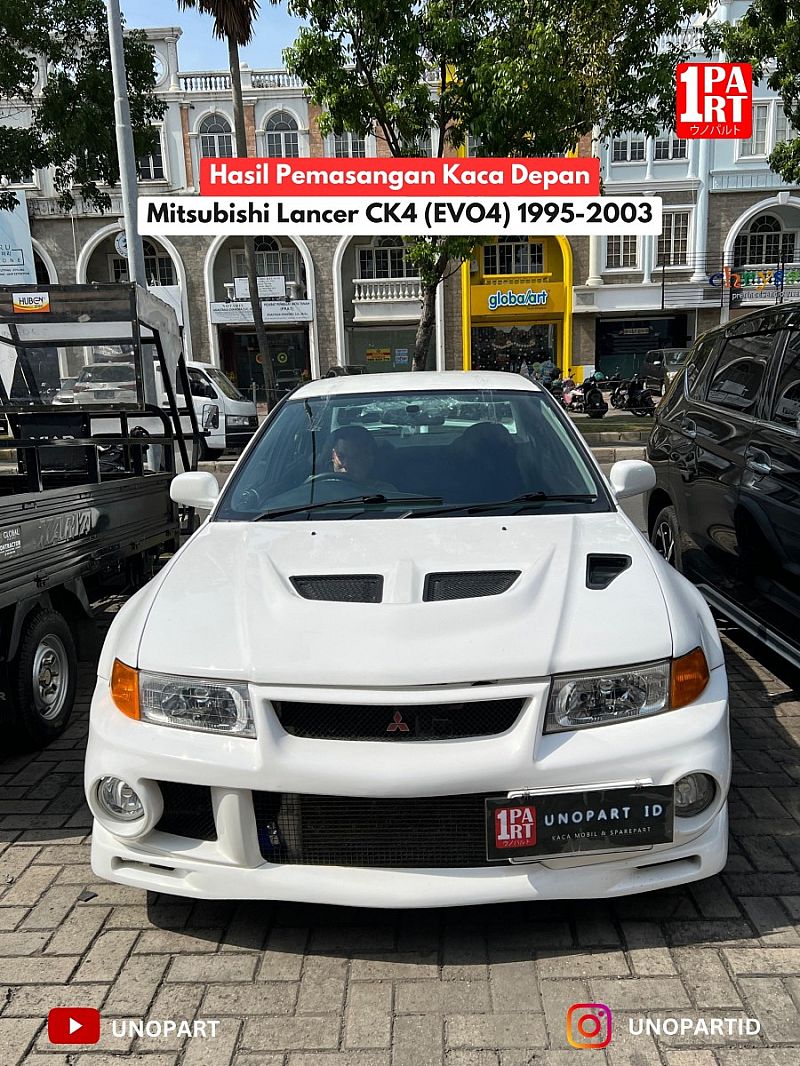 Kaca Depan Asahimas AGC Mitsubishi Lancer Evo 4 2002- by unoPart - foto 3