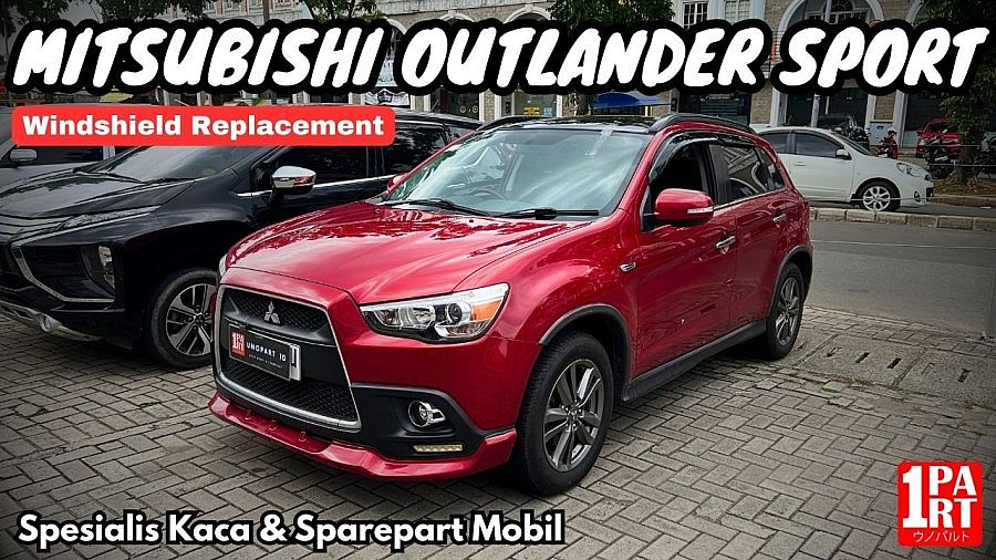 Kaca Depan Asahimas AGC Mitsubishi Outlander by unoPart - foto 2