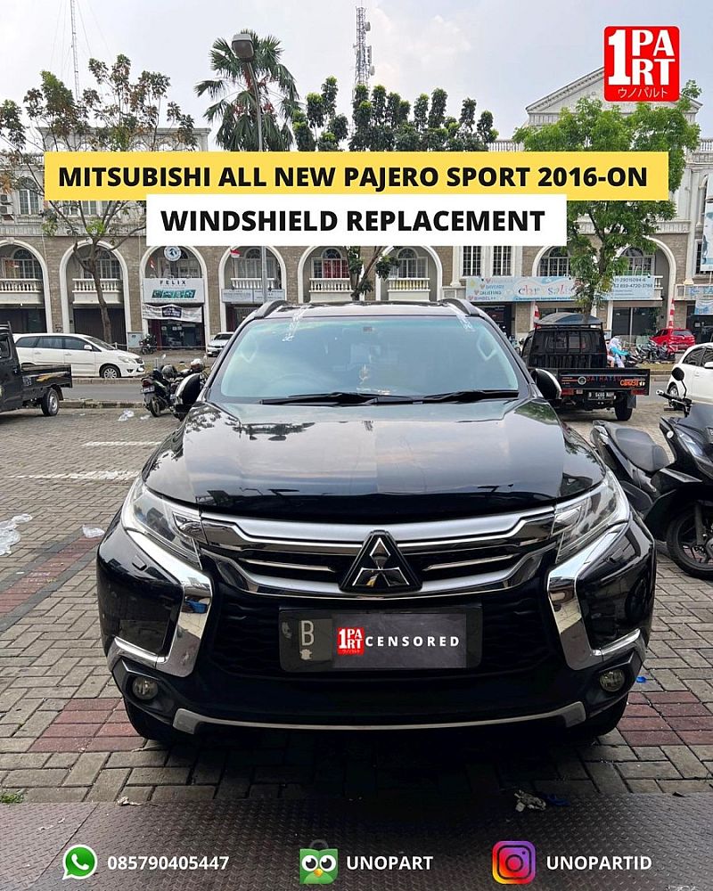 Kaca Depan Asahimas AGC Mitsubishi Pajero Sport Gen 2 by unoPart - foto 3