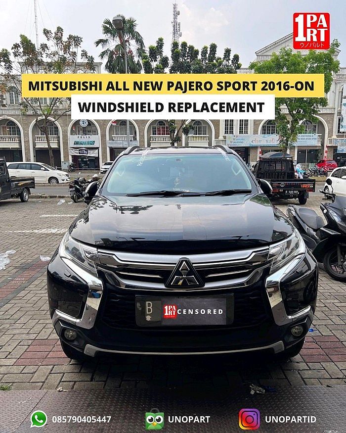 Kaca Depan Asahimas AGC Mitsubishi Triton Gen 2 16- by unoPart - foto 4