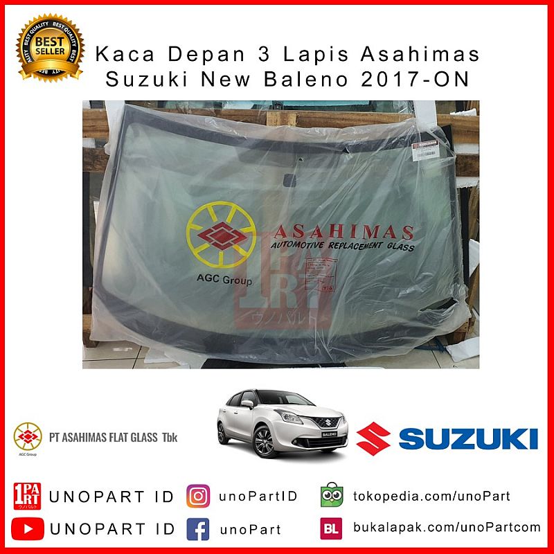 Kaca Depan Asahimas AGC Suzuki New Baleno 2017-ON Terima Pemasangan - foto 5