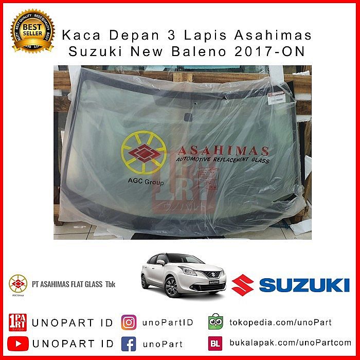Kaca Depan Asahimas AGC Suzuki New Baleno Hatchback 2017-ON SNI - foto 5