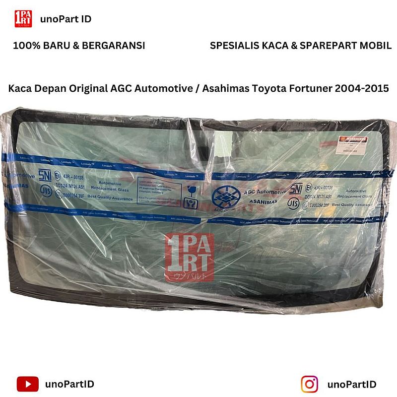 Kaca Depan Asahimas AGC Toyota Fortuner & Hilux Gen 1 by unoPart - foto 2