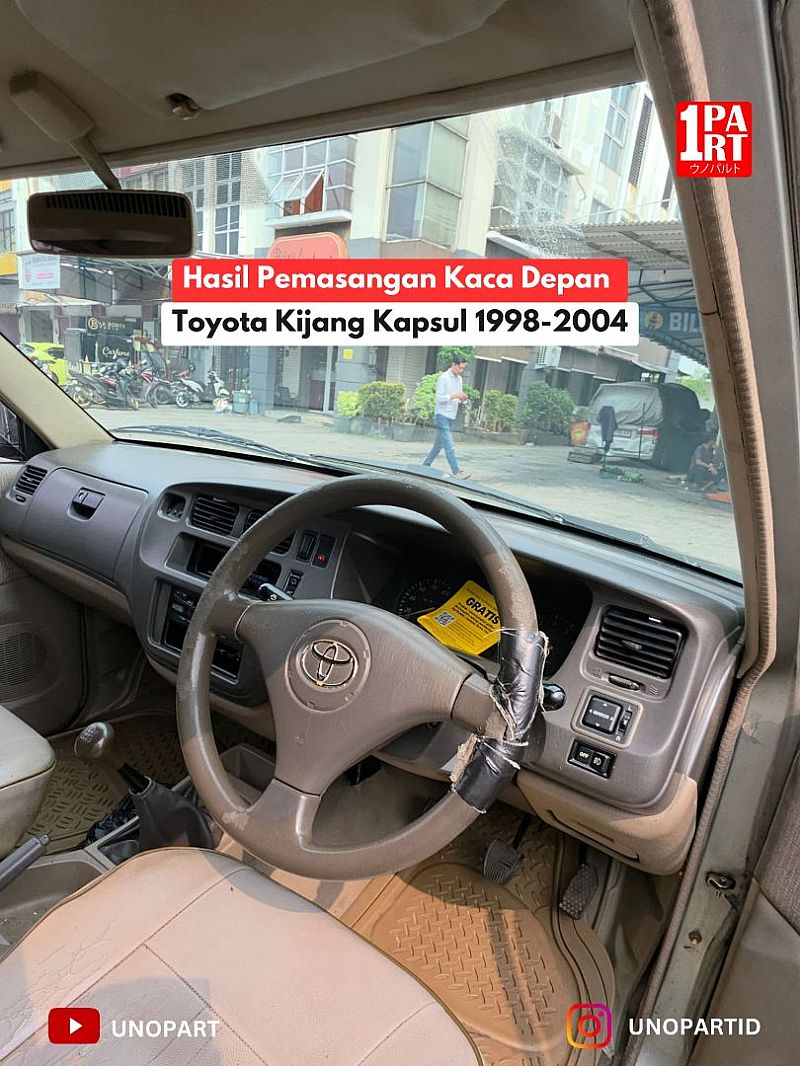Kaca Depan Asahimas AGC Toyota Kijang Kapsul 2002-2004 by unoPart ID - foto 2