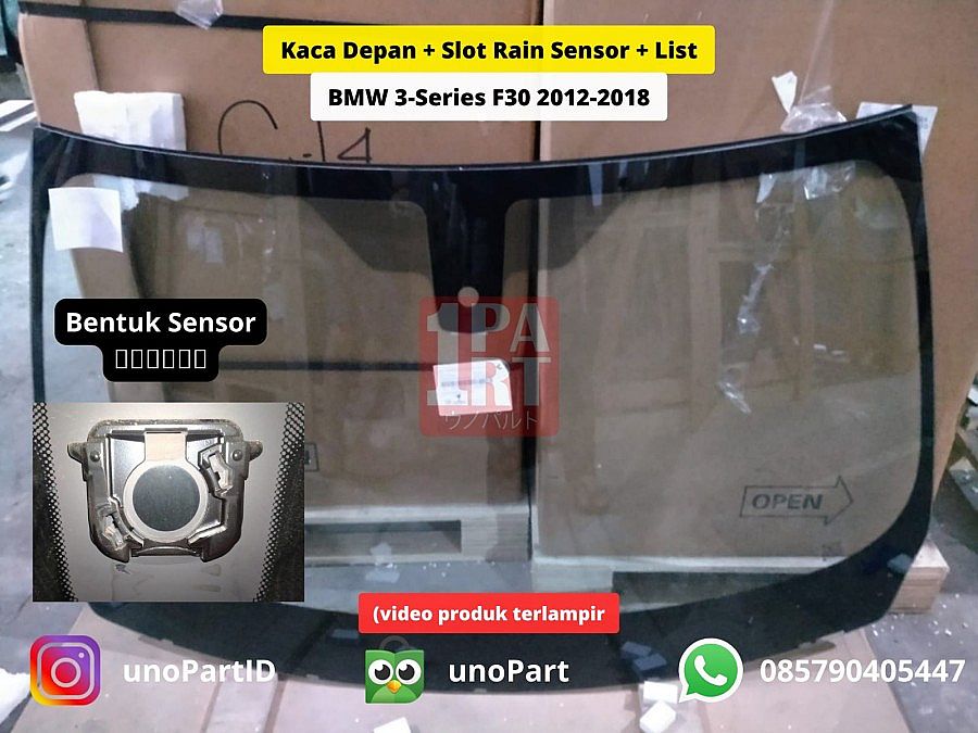Kaca Depan BMW 3 Series Seri 3 F30 F35 2012- SNI DOT459 USA E4 Europe - foto 2