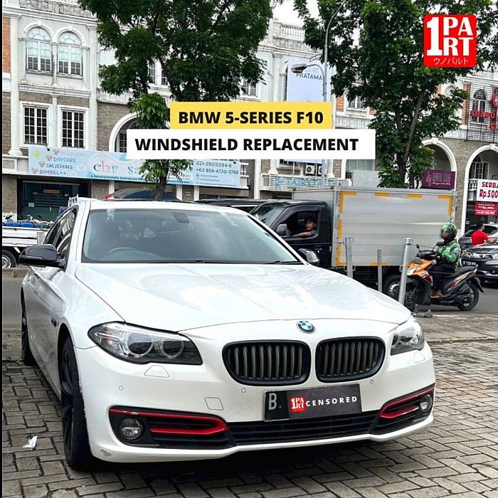 Kaca Depan BMW 5 Series / Seri 5 F10 2010-2016 Terima Pemasangan - foto 5