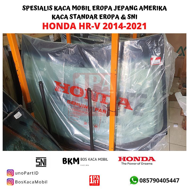 Kaca Depan Honda HRV HR-V 2014-2021 OEM Original Terima Pemasangan - foto 3