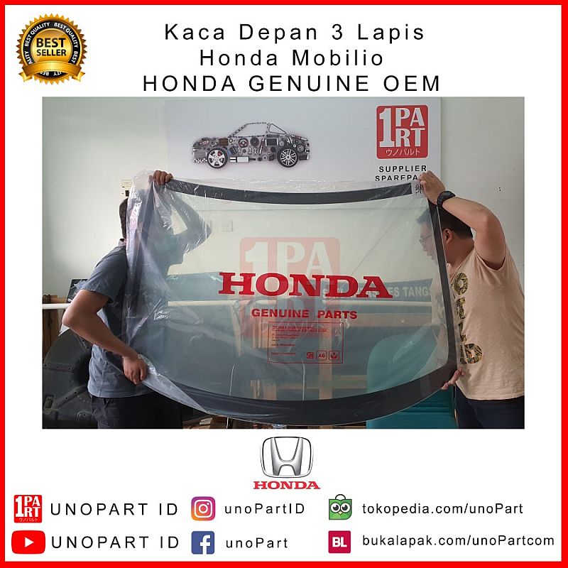 Kaca Depan Honda Mobilio Merk Honda OEM Original Terima Pemasangan - foto 4