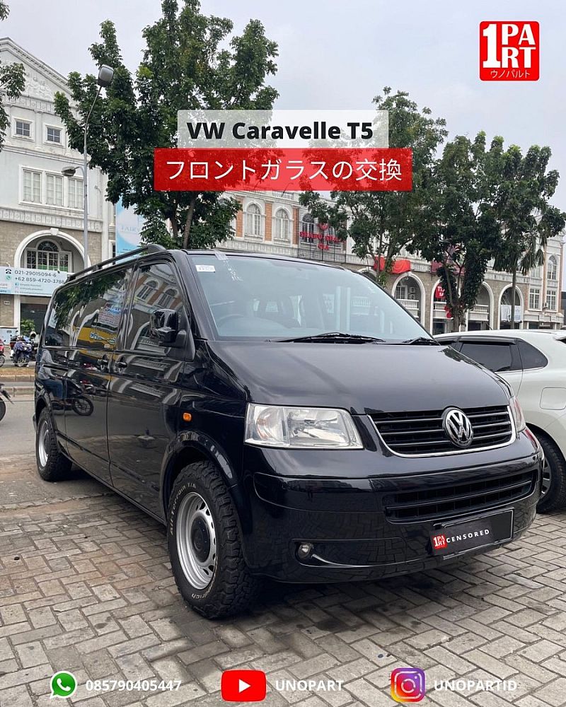 Kaca Depan Laminated VW Caravelle T5 2003-2016 SNI & DOT-459 & E4 Euro - foto 3