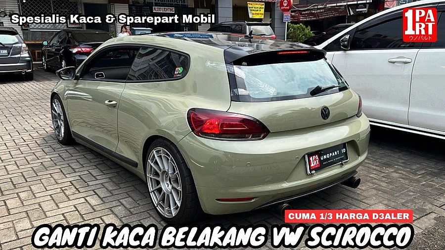 Kaca Depan Laminated VW Scirocco Coupe 2008- SNI & DOT-459 & E4 Euro - foto 3