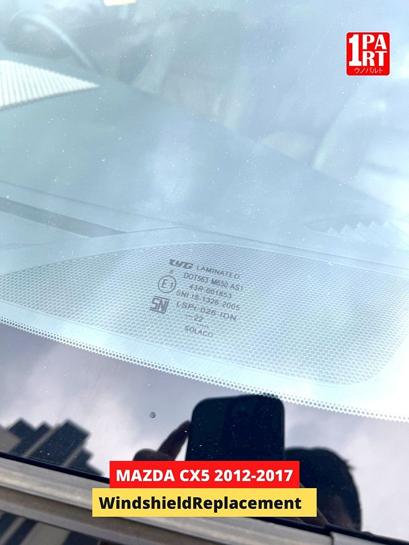 Kaca Depan Mazda CX5 2012-2017 1 Rain Sensor Kiri + List Kaca - foto 3