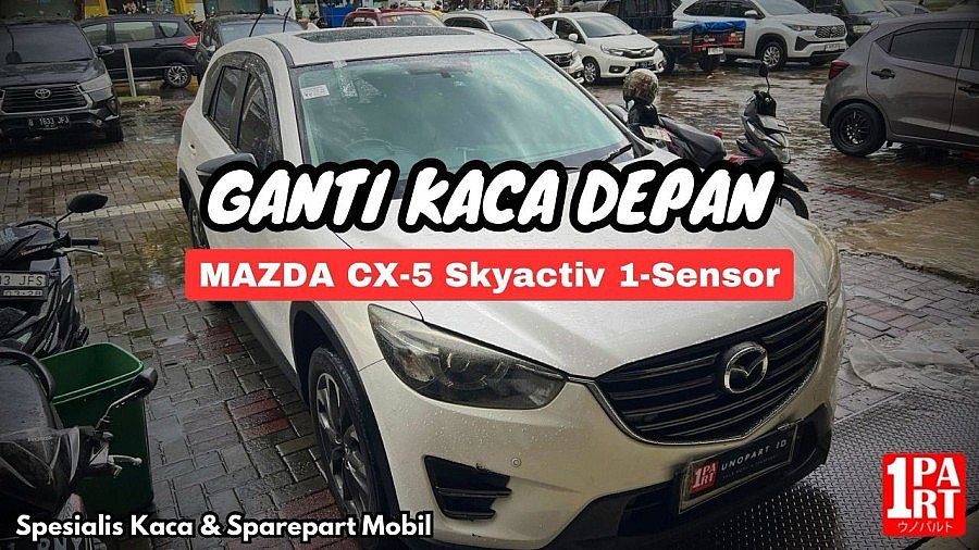 Kaca Depan Mazda CX5 2012-2017 1 Rain Sensor Kiri + List Kaca - foto 5