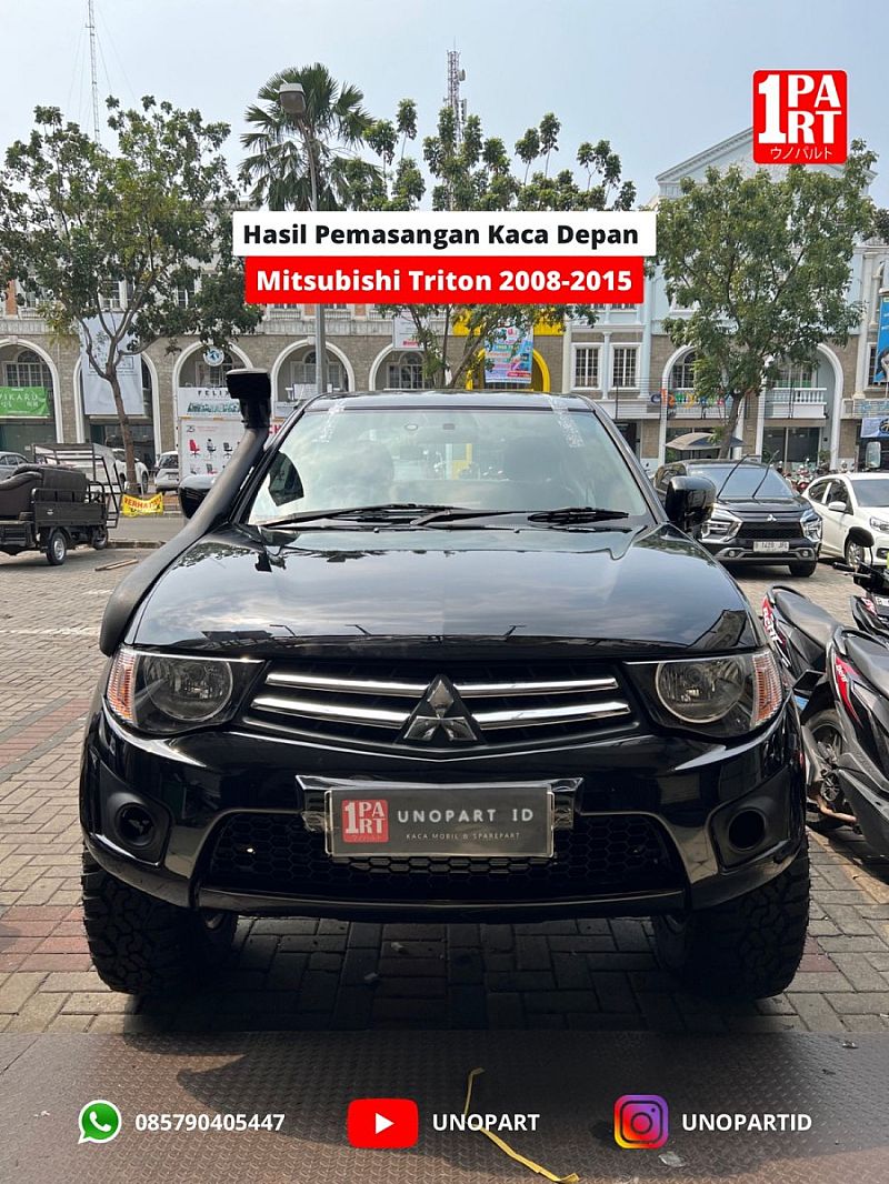 Kaca Depan Mitsubishi Strada Triton 2005-2015 L200 by XYG Glass - foto 4