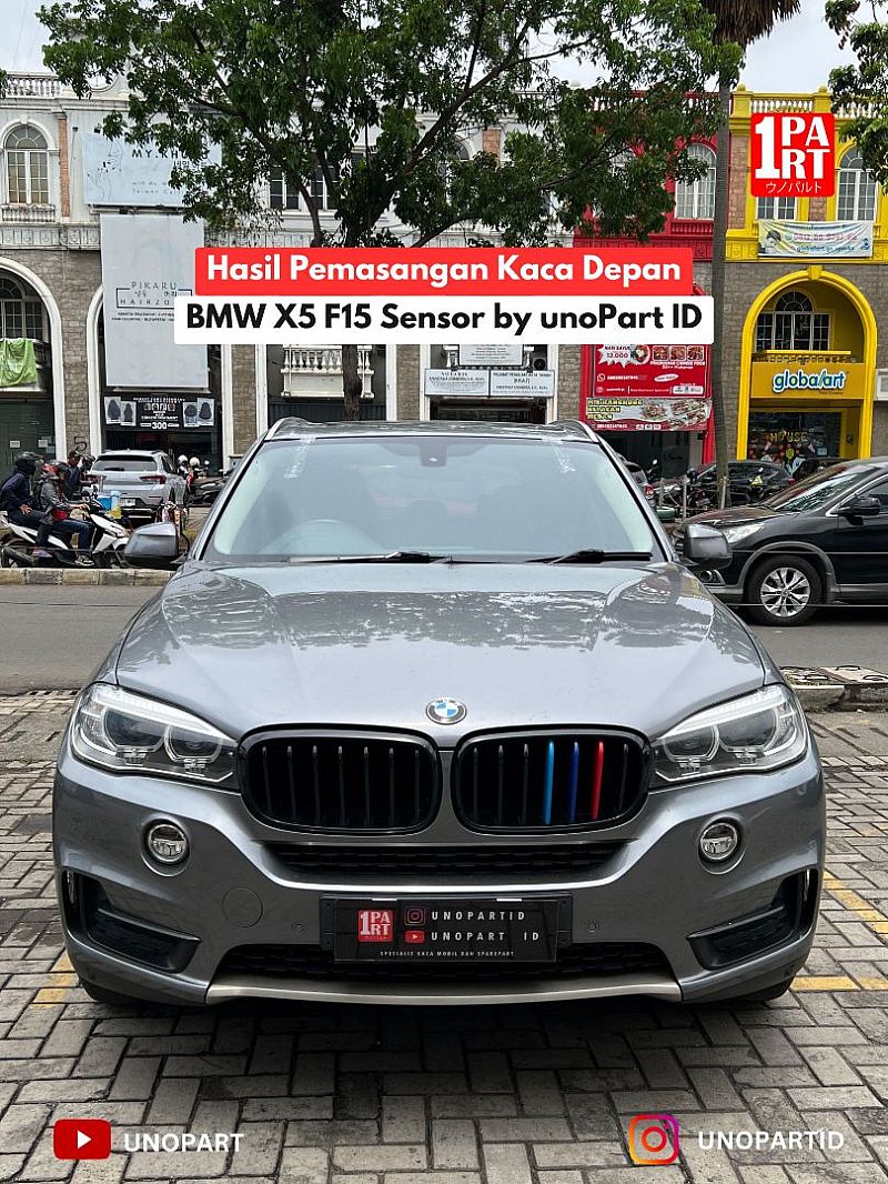 Kaca Depan Mobil BMW X5 F15 2013-2018 + Pemasangan by unoPart ID Toko Kaca Mobil - foto 2