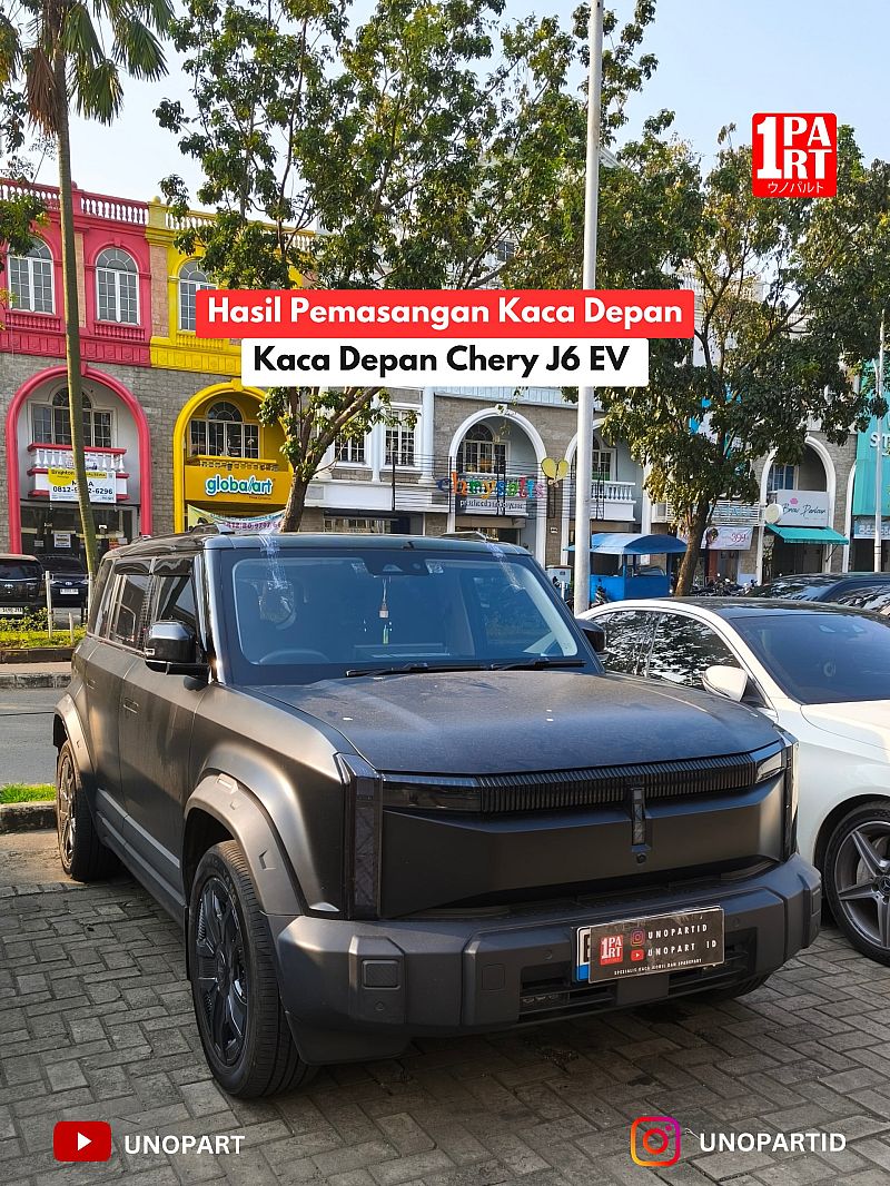 Kaca Depan Mobil Chery J6 EV Sensor Terima Pemasangan by unoPart ID - foto 2