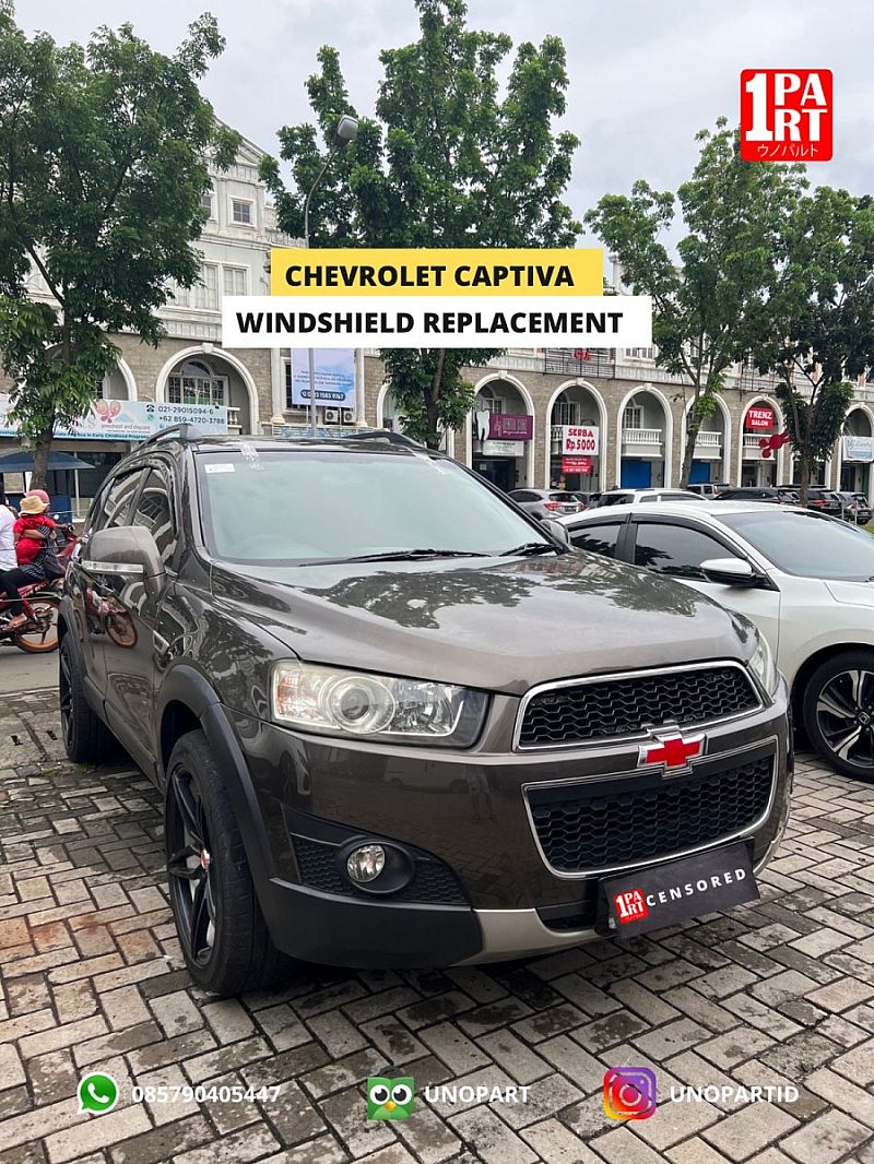 Kaca Depan Mobil Chevrolet Captiva 2006-2018 1st Gen C100 SNI DOT - foto 3