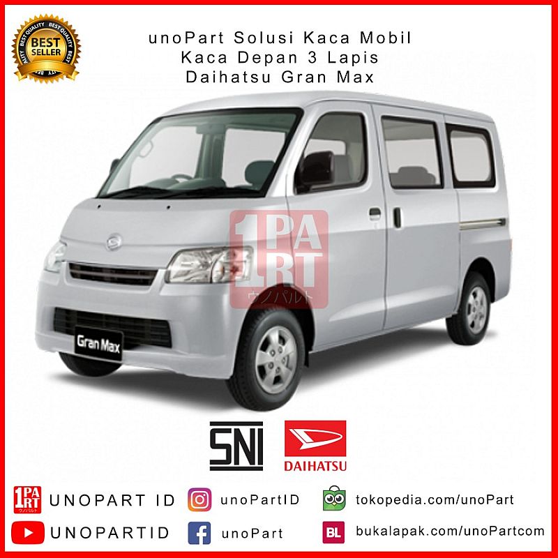 Kaca Depan Mobil Daihatsu Gran Max Granmax / Luxio Mulia + Pasang - foto 3